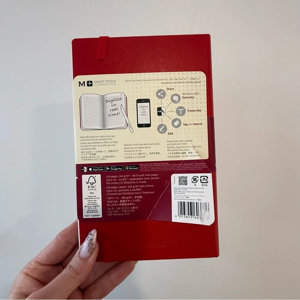 MOLESKINE Ruled Tablet Size Notebook | NEW - Picture 3 of 5